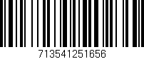 Código de barras (EAN, GTIN, SKU, ISBN): '713541251656'