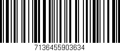 Código de barras (EAN, GTIN, SKU, ISBN): '7136455903634'