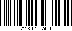 Código de barras (EAN, GTIN, SKU, ISBN): '7136881837473'