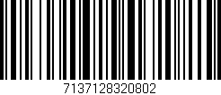 Código de barras (EAN, GTIN, SKU, ISBN): '7137128320802'