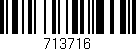Código de barras (EAN, GTIN, SKU, ISBN): '713716'