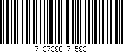 Código de barras (EAN, GTIN, SKU, ISBN): '7137398171593'