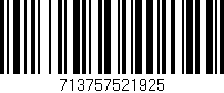 Código de barras (EAN, GTIN, SKU, ISBN): '713757521925'