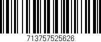Código de barras (EAN, GTIN, SKU, ISBN): '713757525626'
