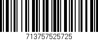 Código de barras (EAN, GTIN, SKU, ISBN): '713757525725'