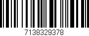 Código de barras (EAN, GTIN, SKU, ISBN): '7138329378'