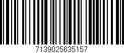 Código de barras (EAN, GTIN, SKU, ISBN): '7139025635157'