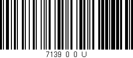 Código de barras (EAN, GTIN, SKU, ISBN): '7139_0_0_U'