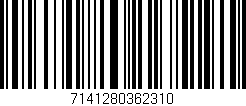 Código de barras (EAN, GTIN, SKU, ISBN): '7141280362310'