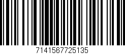 Código de barras (EAN, GTIN, SKU, ISBN): '7141567725135'