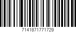 Código de barras (EAN, GTIN, SKU, ISBN): '7141871771729'