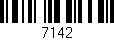 Código de barras (EAN, GTIN, SKU, ISBN): '7142'