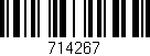 Código de barras (EAN, GTIN, SKU, ISBN): '714267'