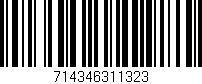 Código de barras (EAN, GTIN, SKU, ISBN): '714346311323'