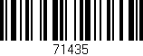 Código de barras (EAN, GTIN, SKU, ISBN): '71435'