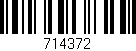 Código de barras (EAN, GTIN, SKU, ISBN): '714372'