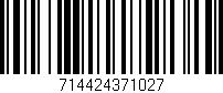 Código de barras (EAN, GTIN, SKU, ISBN): '714424371027'