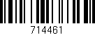 Código de barras (EAN, GTIN, SKU, ISBN): '714461'