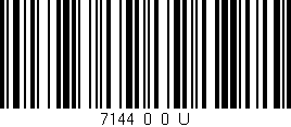 Código de barras (EAN, GTIN, SKU, ISBN): '7144_0_0_U'