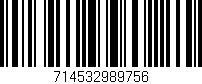 Código de barras (EAN, GTIN, SKU, ISBN): '714532989756'