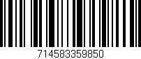 Código de barras (EAN, GTIN, SKU, ISBN): '714583359850'