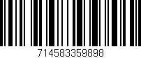 Código de barras (EAN, GTIN, SKU, ISBN): '714583359898'