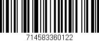 Código de barras (EAN, GTIN, SKU, ISBN): '714583360122'