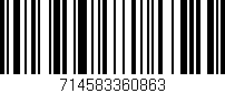 Código de barras (EAN, GTIN, SKU, ISBN): '714583360863'