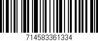 Código de barras (EAN, GTIN, SKU, ISBN): '714583361334'
