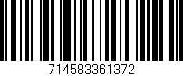 Código de barras (EAN, GTIN, SKU, ISBN): '714583361372'