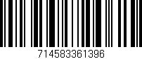 Código de barras (EAN, GTIN, SKU, ISBN): '714583361396'