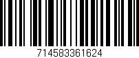 Código de barras (EAN, GTIN, SKU, ISBN): '714583361624'