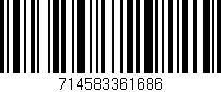 Código de barras (EAN, GTIN, SKU, ISBN): '714583361686'