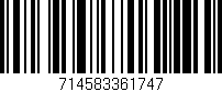 Código de barras (EAN, GTIN, SKU, ISBN): '714583361747'