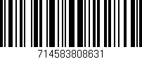 Código de barras (EAN, GTIN, SKU, ISBN): '714583808631'