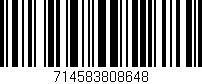 Código de barras (EAN, GTIN, SKU, ISBN): '714583808648'