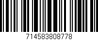 Código de barras (EAN, GTIN, SKU, ISBN): '714583808778'