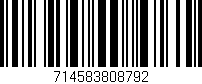 Código de barras (EAN, GTIN, SKU, ISBN): '714583808792'