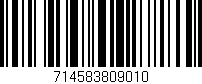 Código de barras (EAN, GTIN, SKU, ISBN): '714583809010'