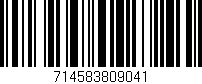 Código de barras (EAN, GTIN, SKU, ISBN): '714583809041'