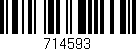 Código de barras (EAN, GTIN, SKU, ISBN): '714593'