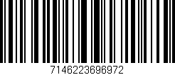 Código de barras (EAN, GTIN, SKU, ISBN): '7146223696972'