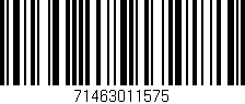 Código de barras (EAN, GTIN, SKU, ISBN): '71463011575'