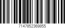 Código de barras (EAN, GTIN, SKU, ISBN): '7147852369855'