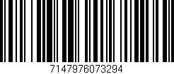 Código de barras (EAN, GTIN, SKU, ISBN): '7147976073294'