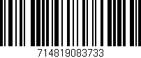 Código de barras (EAN, GTIN, SKU, ISBN): '714819083733'
