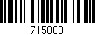 Código de barras (EAN, GTIN, SKU, ISBN): '715000'