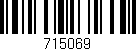 Código de barras (EAN, GTIN, SKU, ISBN): '715069'