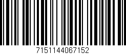 Código de barras (EAN, GTIN, SKU, ISBN): '7151144067152'