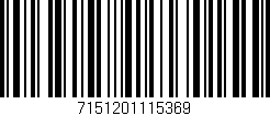 Código de barras (EAN, GTIN, SKU, ISBN): '7151201115369'